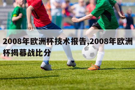 2008年欧洲杯技术报告,2008年欧洲杯揭幕战比分